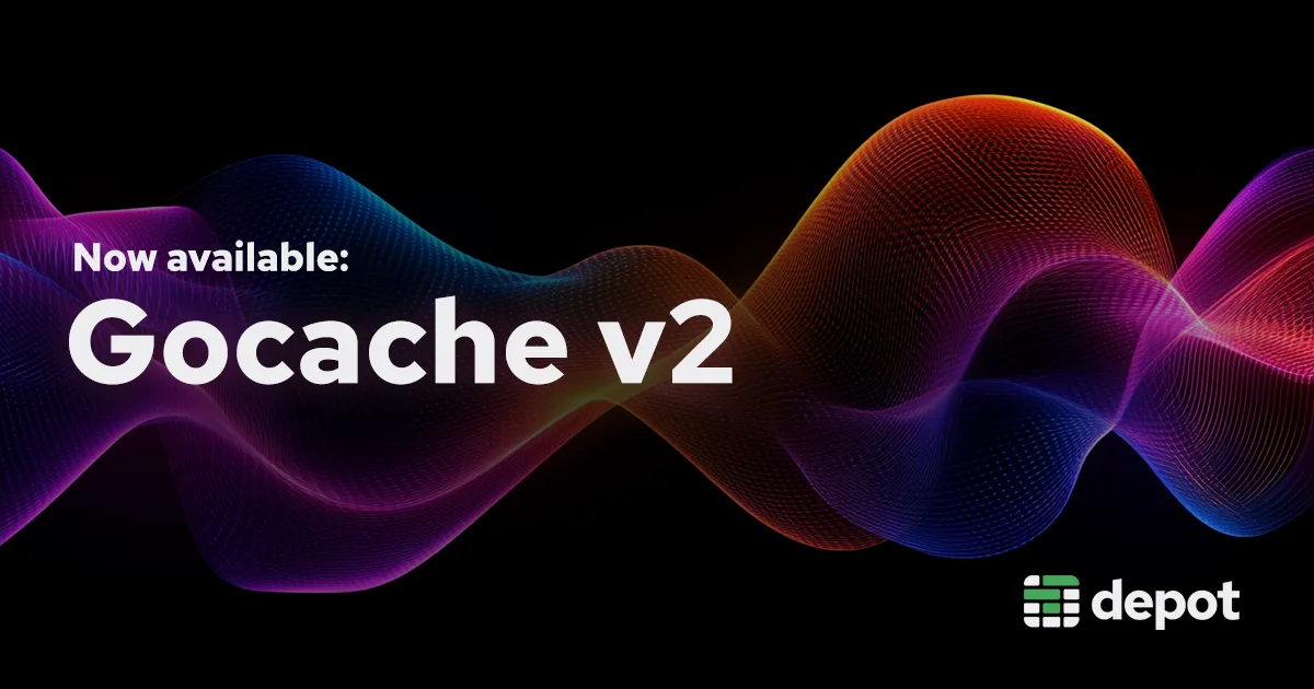 Now available: Gocache v2 for improved Golang build performance banner