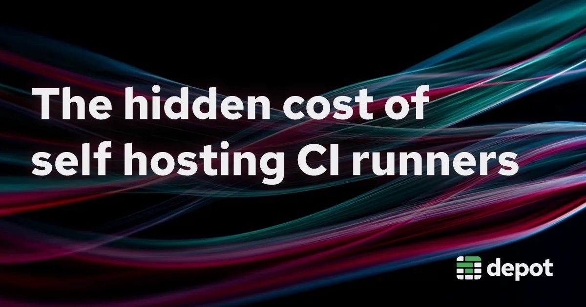 The hidden cost of self hosting CI runners banner
