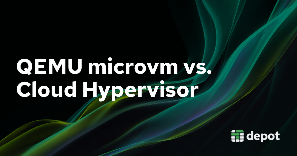 The differences between QEMU microvm and Cloud Hypervisor banner