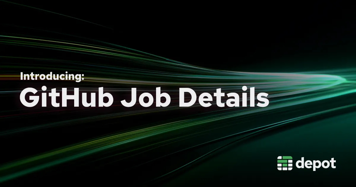 Introducing GitHub Job Details: Observability for your CI/CD pipeline banner