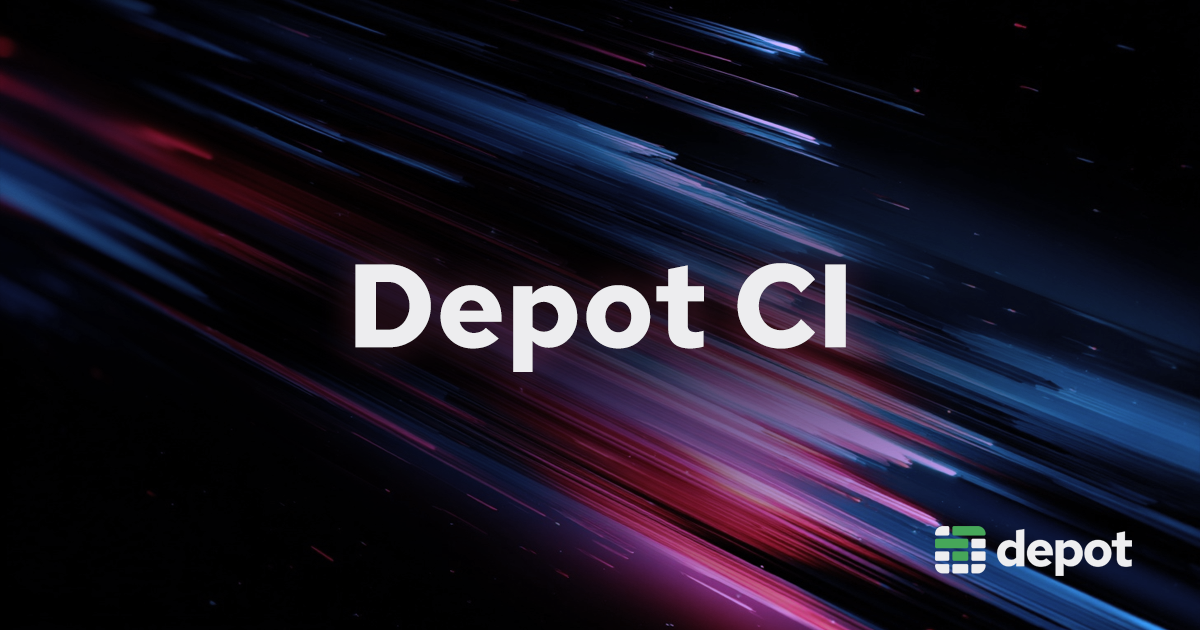 Now available: Depot CI banner